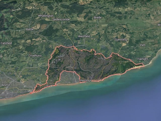 Hastings is the East Sussex area with the joint-third lowest petrol price at 135.7p per litre