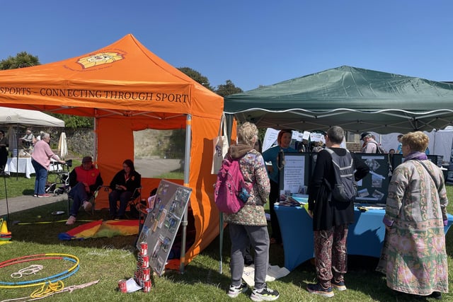 Residents gathered for the opening of Eastbourne’s Spring Water Festival on Western Lawns in the town in a community-wide effort to stop plastic pollution.