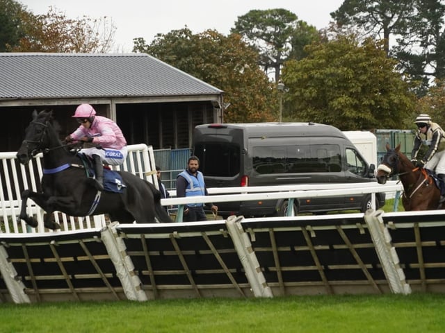 Fontwell Park jump racing action, October 2026