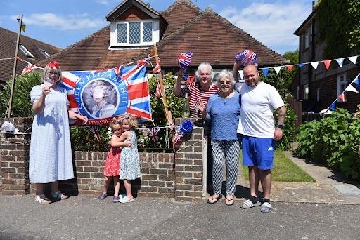 Queen's Platinum Jubilee

Queen's Platinum Jubilee celebrations. 

Pictured are residents L-R Hillary Miller with Poppy Miller (5) and Hattie Dyres (3) and Hazel Stewart, Sarah Hodgson and Nathan Carvello.

Armadale Road, Chichester.

Picture: Liz Pearce 03/06/2022

LP030622-04