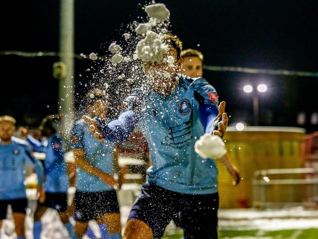 Action from Eastbourne Borough's superb 2-0 National League South win away to leaders Ebbsfleet