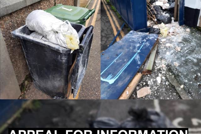 Eastbourne Borough Council have appealed for information following reports of construction waste being fly-tipped on residential streets in the town. Picture: Eastbourne Borough Council