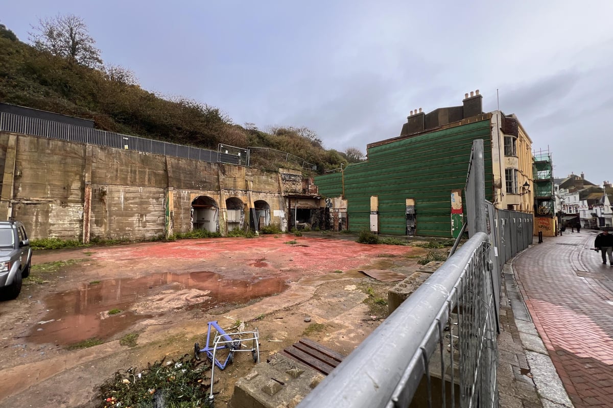 Holiday lets, flats and shops on Hastings arcade blaze site approved