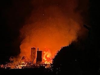 Emergency services called to tackle blaze at former Eastbourne school