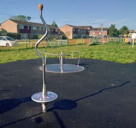 New equipment at Maurice Thornton play area