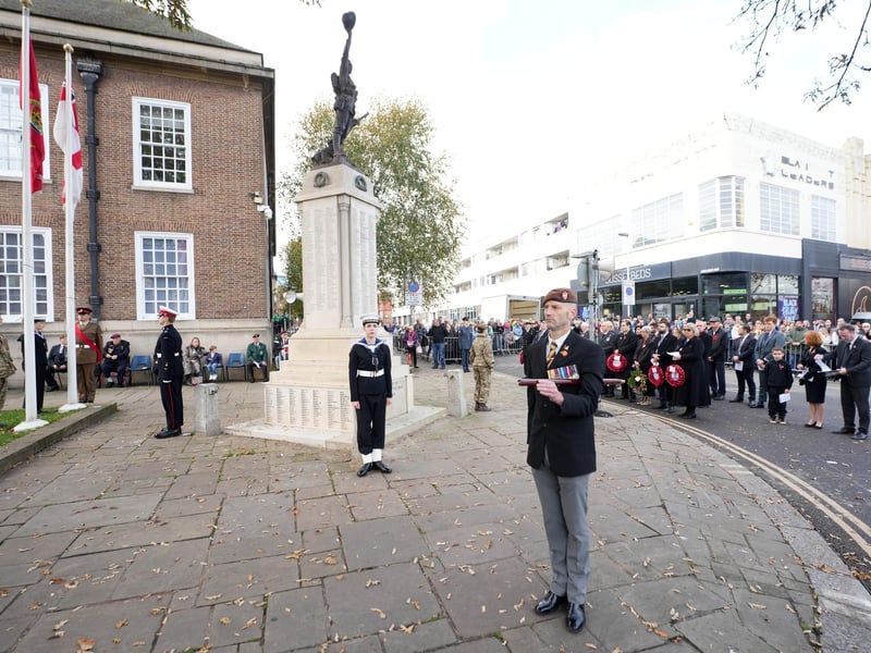 Worthing Remembrance Service held on November 9, 2025. Picture: Eddie Mitchell