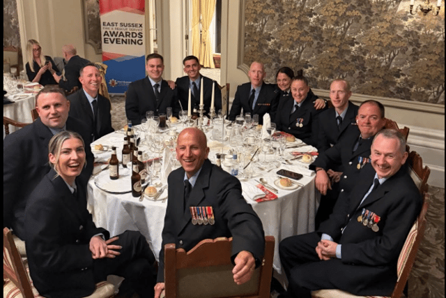 Pevensey Community Fire Station recognised at awards. Photo: East Sussex Fire and Rescue