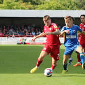 Crawley Town have confirmed the permanent transfer of James Tilley to AFC Wimbledon for an undisclosed fee. Picture by Cory Pickford