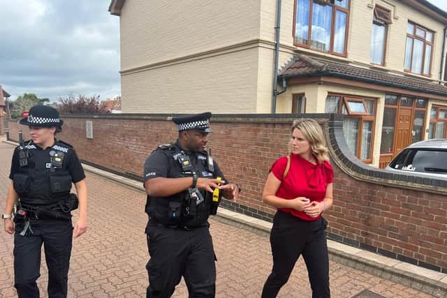Jess with Sussex Police in Selsey