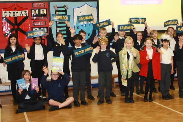 Dionne Flatman, Head of Economics, Politics and Business at Burgess Hill Girls, led an engaging assembly at Southway Junior School.