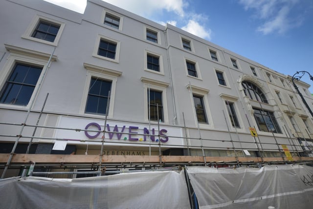 Owens, a family fun factory, will span three floors of the 77,000 square foot building previously occupied by Debenhams on Robertson Street.