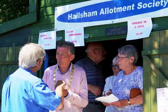 Hailsham Allotment Society (photo from Hailsham TC)