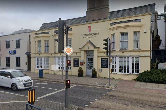 Thai restaurant Lemongrass in Horsham's Bishopric is rated four and a half out of five from 509 Tripadvisor reviews. One customer said: 'Exceptional food'