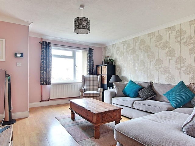 This three-bedroom terraced house with substantial garden is on the market with Michael Jones Estate Agents priced at £340,000
