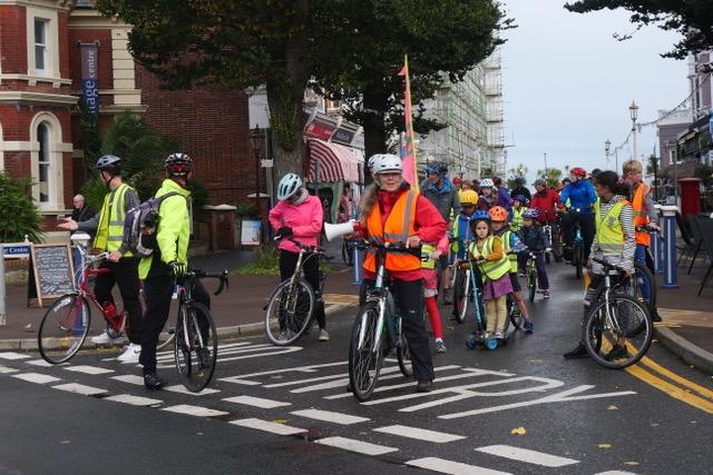 Eastbourne’s first ‘Kidical Mass’ bike ride