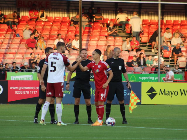Crawley Town v Northampton Town - picture by Cory Pickford:Crawley Town v Northampton Town