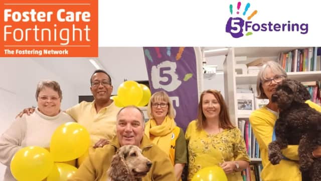 5Fostering staff raising awareness of Foster Care Fortnight