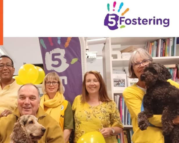 5Fostering staff raising awareness of Foster Care Fortnight