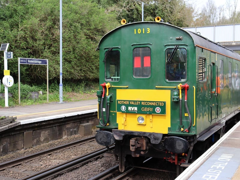 The new station at Robertsbridge Junction officially opens. Photo by Kevin Boorman.