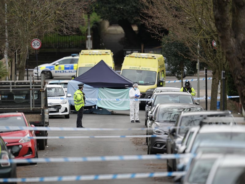 A heavy police presence has been seen in Cumberland Road, Brighton, on Saturday, December 23