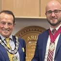 Dr James Walsh has been re-elected as chairman of Arun District Council, whilst Freddie Tandy is the new vice chairman. Photo: Arun District Council