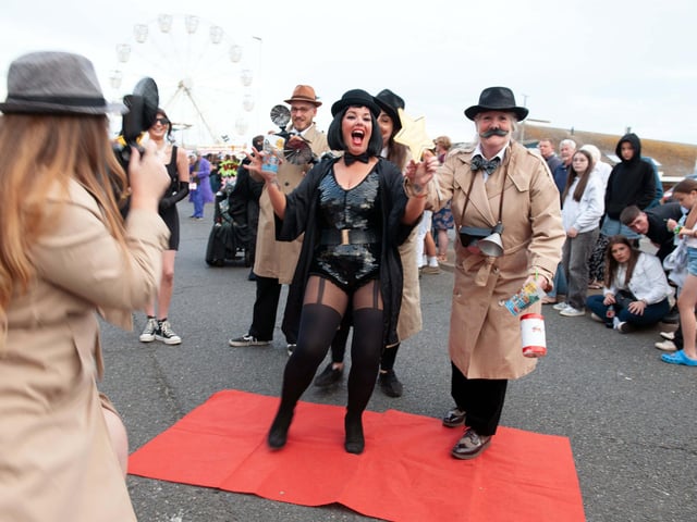 Hastings Old Town Carnival Week 2025: Pram Race. Pic by Frank Copper.