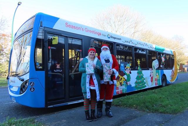 The Stagecoach Santa bus is a family favourite every year and the bus company has received fantastic feedback from everyone who has travelled on board