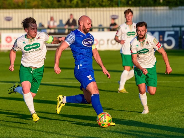 Action from AFC Totton v Bognor Regis Town, July 2023