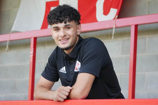 Highly-rated Crawley Town winger Moe Shubbar has returned to the club after his loan spell at Worthing FC came to an end on December 31. Picture courtesy of Crawley Town FC