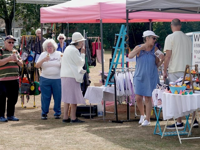 Ice cream proved popular on the glorious sunny day