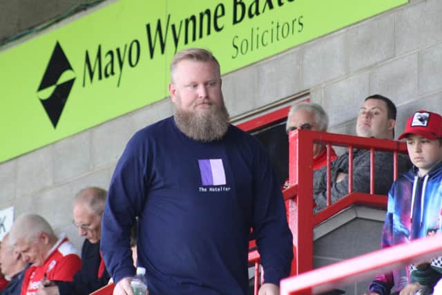 Preston Johnson at Crawley Town v Leyton Orient. Picture by Cory Pickford