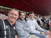 In the crowd for Saturday's game against Shrewsbury Town
