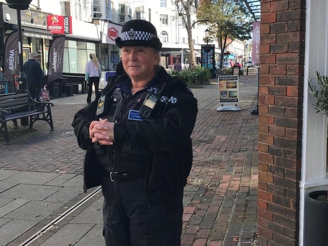 Across West Sussex, PCSOs demonstrated their support to the local business community by speaking to shop workers and the public, including in Worthing