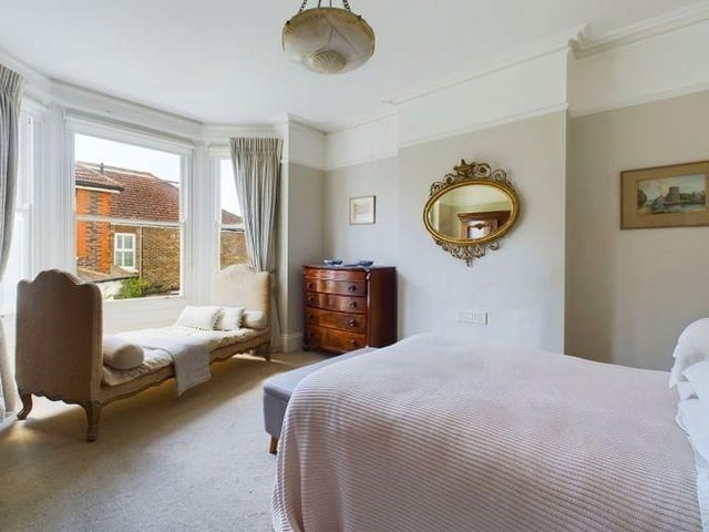 All three double bedrooms on the first floor feature bay windows