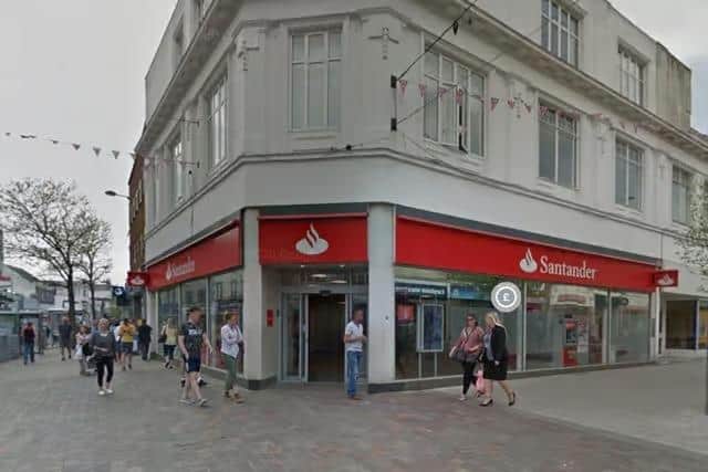 The former Santander site at High Street, Bognor Regis. Photo: Google Maps