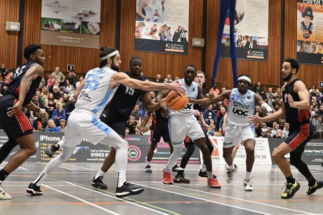 Worthing Thunder and Newcastle University had a great tussle | Picture: Gary Robinson
