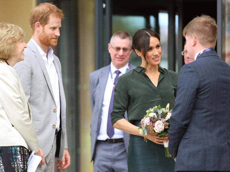 DM18100294a.jpg. Harry and Meghan, the Duke and Duchess of Sussex, open the University of Chichester's Tech Park. Photo by Derek Martin Photography
