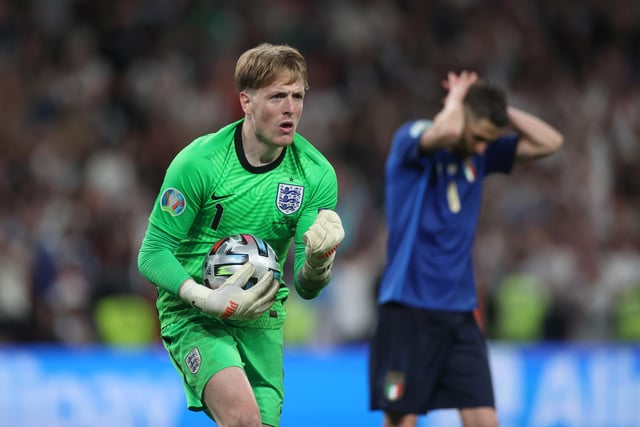 Pickford is an almost certainty for the World Cup, being England's number one for both the 2018 World Cup and Euro 2020. 
(Photo by Carl Recine - Pool/Getty Images)