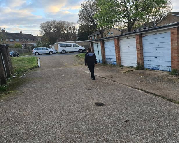 Police in Eastbourne have conducted reassurance patrols in ‘hot-spot’ areas following reports of anti-social behaviour. Picture: Eastbourne Police