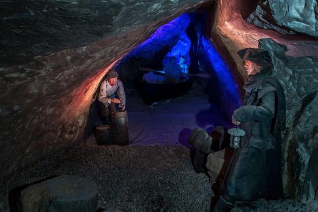 Delve into caves deep below the West Hill in Hastings and learn about smugglers at the Smugglers Adventure
