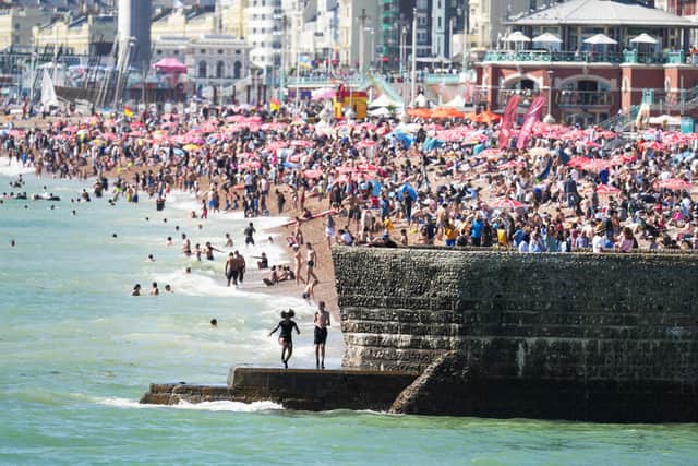 Brighton Beach. Picture from Eddie Mitchell