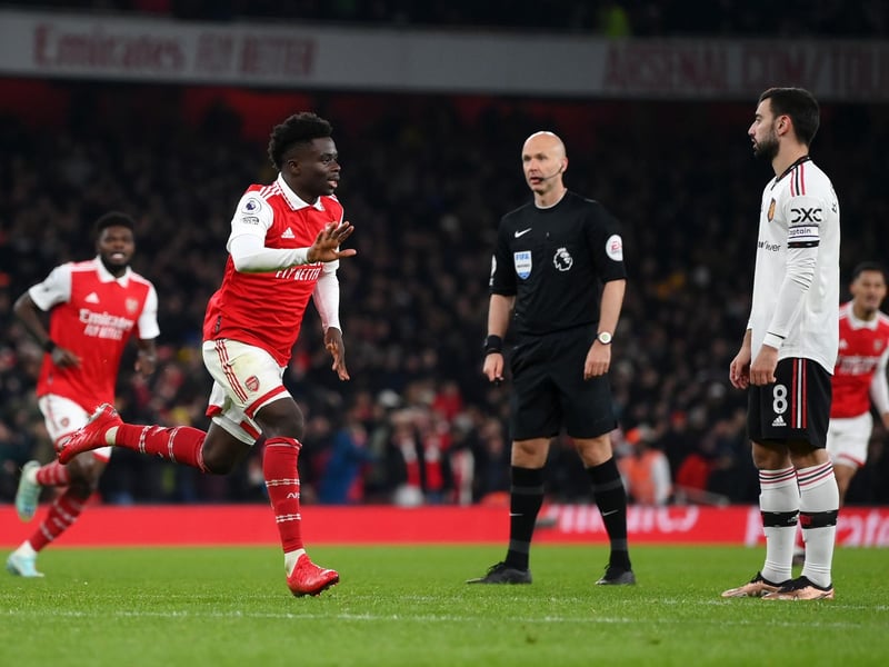 Not to be outdone by his international teammate, Saka also scored an excellent long range strike during this entertaining game, finding the exact same corner as Rashford did in the first half.