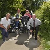 Disabled access is improved on the Cuckoo Trail (Photo by Jon Rigby)