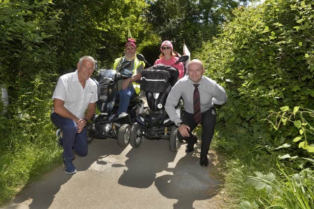 Disabled access is improved on the Cuckoo Trail (Photo by Jon Rigby)