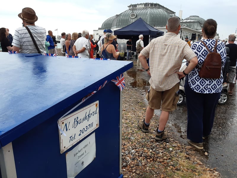The Worthing Fishermen Society celebration on Sunday, bestowing honours upon Norman Bashford and his family