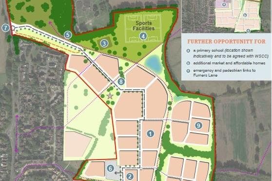 „Tiefe Besorgnis“ über Pläne für bis zu 1.000 neue Häuser in einem Dorf in ...