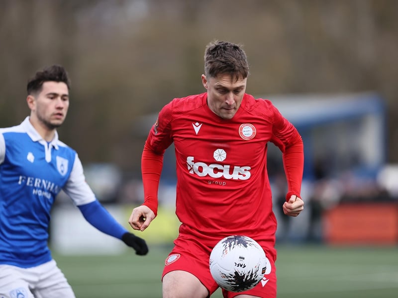 Worthing in action away to Tonbridge Angels in National League South