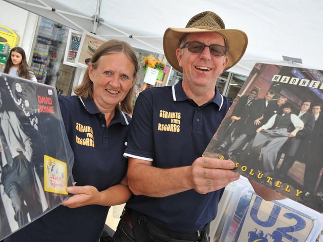 The Straikes Vinyl Records stall