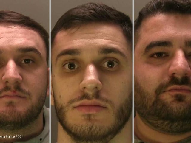 Drug dealers operating a County Line into Eastbourne have been jailed after detectives dismantled their supply into the town. Jonid Cufaj, Julian Cufaj, and Urim Peraj, operated the “Tony” mobile phone line supplying cocaine from Essex to Eastbourne. But following an investigation, warrants were executed and they were arrested. Now, following a trial, they have each been jailed for being concerned in the supply of class A drug. The three were sentenced at Lewes Crown Court on January 31. The court was told how Jonid Cufaj, 25, a labourer of London Road, Romford, effectively led the group, while his younger brother Julian Cufaj, 22, unemployed of Southend Arterial Road, Havering, was also linked to the drug supply line in Essex. They worked with Urim Peraj, 25, unemployed of Cavendish Avenue, Eastbourne, who acted as the drug dealer in Eastbourne. Detectives from Eastbourne CID and the Eastbourne Community Investigation Team gathered intelligence as part of Project Adder to disrupt County Lines drug dealing after a drug user was stopped in Eastbourne in February 2023. The “Tony” line was uncovered, with mobile phone marketing messages alerting customers to drugs available in Eastbourne. Along with colleagues from Essex Police, the Metropolitan Police as part of Operation Orochi, and Sussex Police’s Neighbourhood Enforcement Team, warrants were then carried out at four addresses. Evidence showed how the Cufaj brothers were linked to organising the supply and sale of class A drugs along with Peraj. Drugs and mobile phones were seized as part of the investigation. Jonid Cufaj was found guilty of being concerned in the supply of a class A drug between January 1, 2022, to February 7, 2023. At Lewes Crown Court on January 31 he was jailed for six-and-a-half years. Julian Cufaj was found guilty of the same offence, as well as being concerned in the supply of cocaine from November 25, 2022 to February 8, 2022, and being concerned in the supply of cannabis in the same period. He was hailed for
