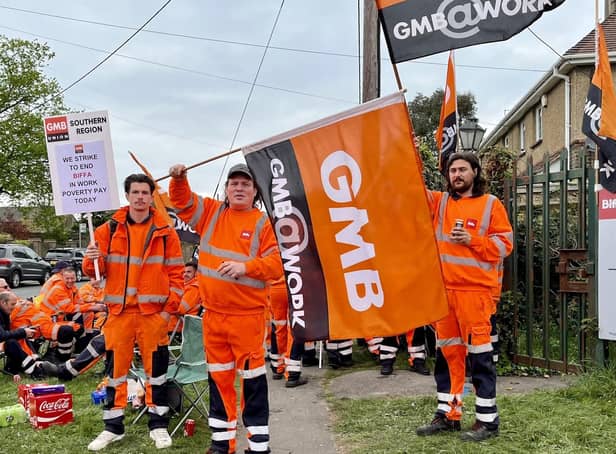Biffa's failure to propose a serious offer to resolve the Wealden bin strike has been branded a 'disgrace that is hitting keyworkers and local people hard' by GMB Union